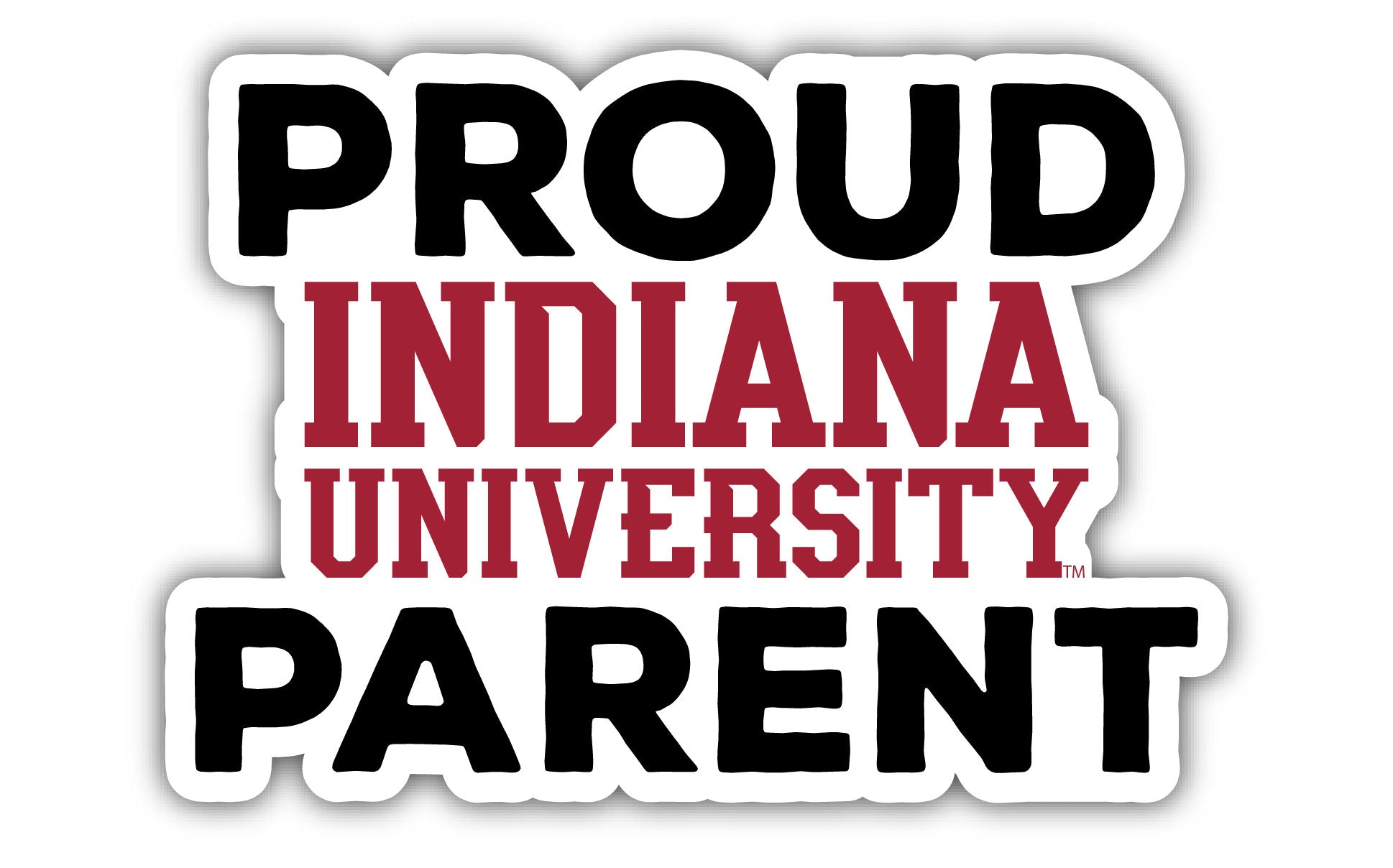 R and R Imports Louisville Cardinals Proud Parent 4 Sticker
