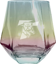 Load image into Gallery viewer, Truman State University Tigers Etched Diamond Cut 10 oz Stemless Wine Glass - NCAA Licensed
