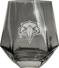 Load image into Gallery viewer, Morehead State University Tigers Etched Diamond Cut 10 oz Stemless Wine Glass - NCAA Licensed
