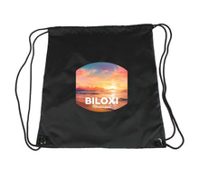 Load image into Gallery viewer, Biloxi Mississippi Design B Souvenir Cinch Bag with Drawstring Backpack
