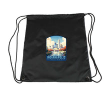 Load image into Gallery viewer, Indianapolis Indiana Design A Souvenir Cinch Bag with Drawstring Backpack
