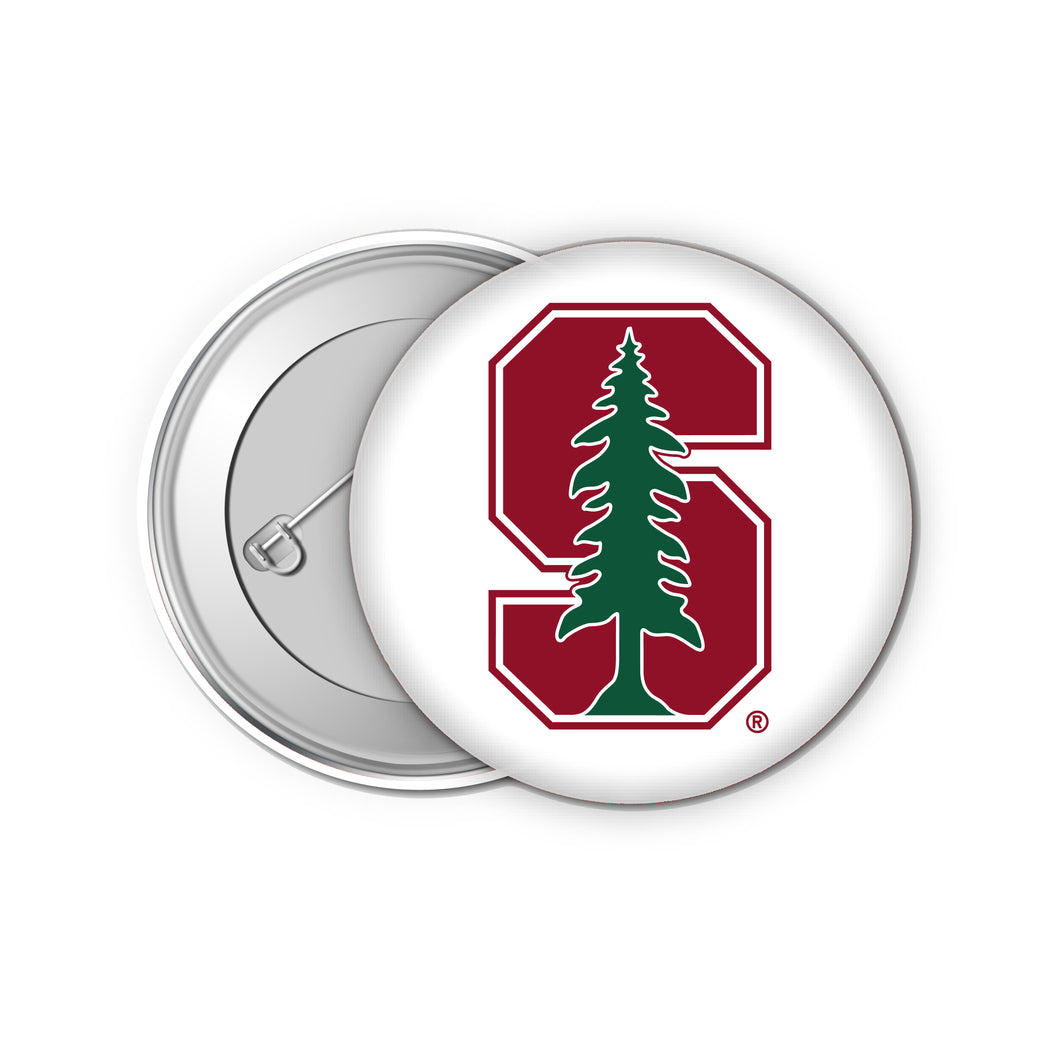 Stanford University Small 1-Inch Button Pin 4 Pack Officially Licensed Collegiate Product 