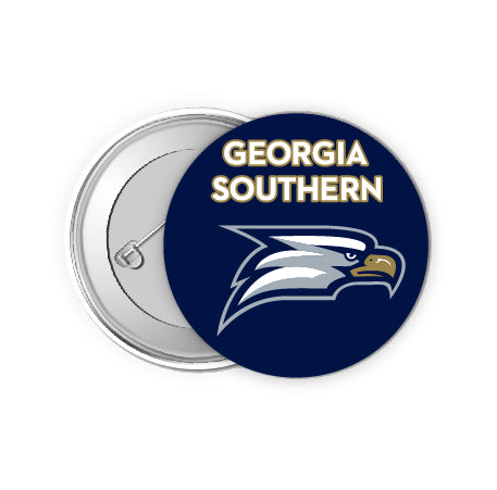 Georgia Southern Eagles Medium 2-Inch Button Pin 4 Pack Officially Licensed Collegiate Product 