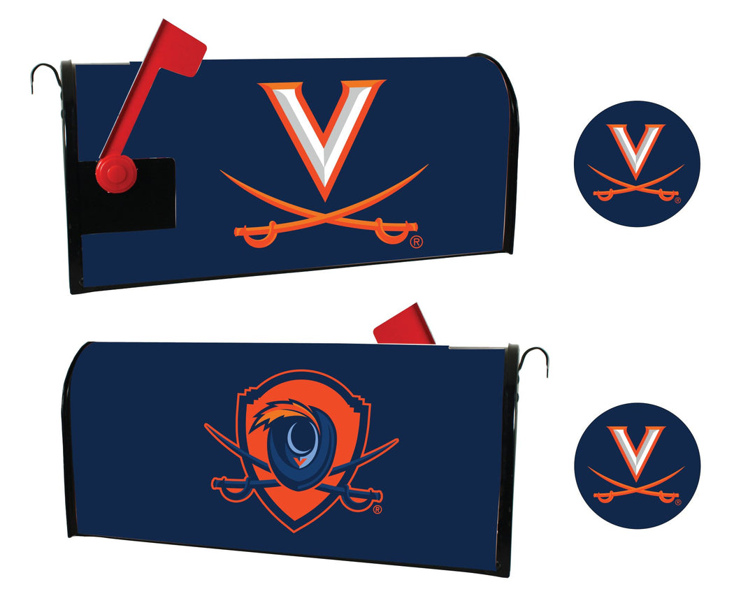 Virginia Cavaliers NCAA Officially Licensed Mailbox Cover & Sticker Set