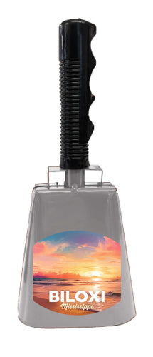 Biloxi Mississippi Design B Souvenir Destination Cowbell 