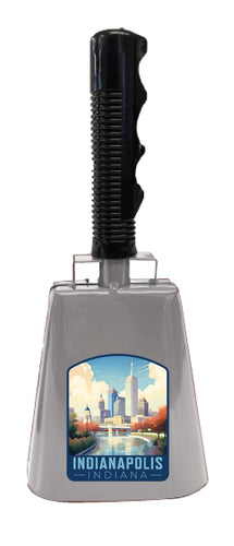 Indianapolis Indiana Design A Souvenir Destination Cowbell 