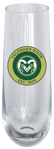 Colorado State Rams 10oz Stemless Flute Officially Licensed Collegiate Product Single