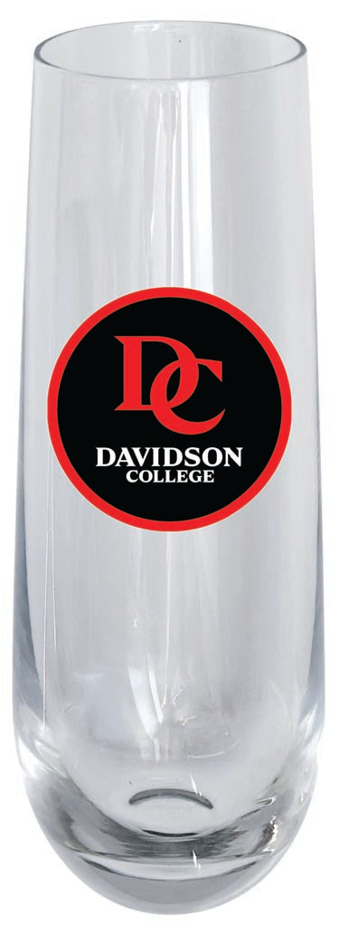 Davidson College 10oz Stemless Flute Officially Licensed Collegiate Product Single