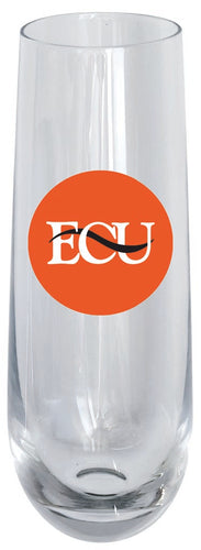 East Central University Tigers 10oz Stemless Flute Officially Licensed Collegiate Product Single