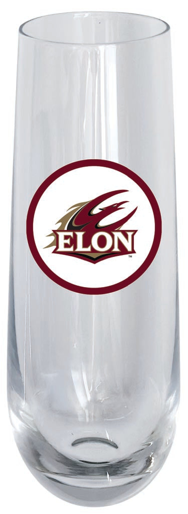 Elon University 10oz Stemless Flute Officially Licensed Collegiate Product Single