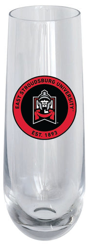 East Stroudsburg University 10oz Stemless Flute Officially Licensed Collegiate Product 2-Pack