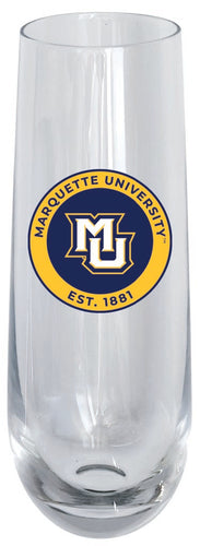 Marquette Golden Eagles 10oz Stemless Flute Officially Licensed Collegiate Product 4-Pack