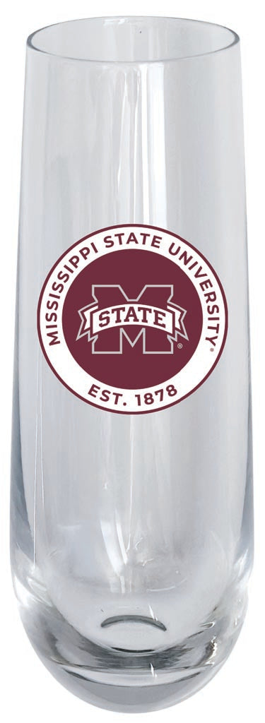 Mississippi State Bulldogs 10oz Stemless Flute Officially Licensed Collegiate Product Single