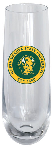 North Dakota State Bison 10oz Stemless Flute Officially Licensed Collegiate Product Single