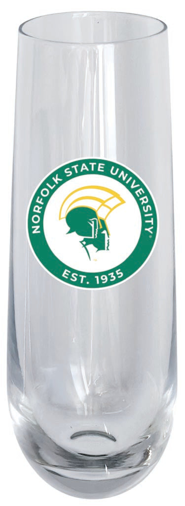 Norfolk State University 10oz Stemless Flute Officially Licensed Collegiate Product Single