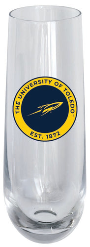 Toledo Rockets 10oz Stemless Flute Officially Licensed Collegiate Product Single