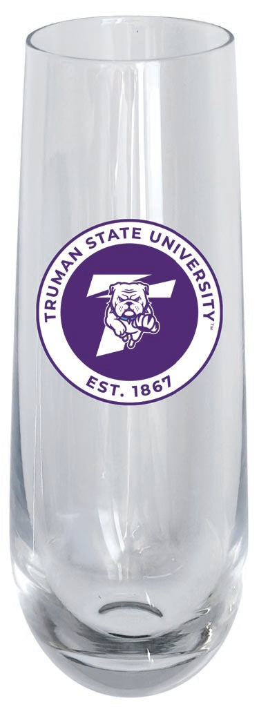 Truman State University 10oz Stemless Flute Officially Licensed Collegiate Product 4-Pack