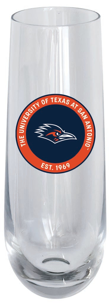 UTSA Road Runners 10oz Stemless Flute Officially Licensed Collegiate Product Single