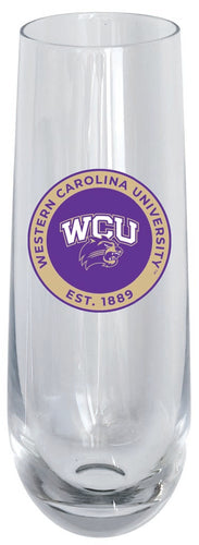 Western Carolina University 10oz Stemless Flute Officially Licensed Collegiate Product Single