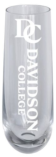 Davidson College 10oz Engraved Champagne Flute Officially Licensed Collegiate Product 4-Pack