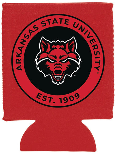 Arkansas State Neoprene Can Hugger Red Officially Licensed Collegiate Product 2-Pack