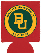 Load image into Gallery viewer, Baylor Bears Neoprene Can Hugger Red Officially Licensed Collegiate Product 2-Pack
