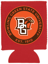 Load image into Gallery viewer, Bowling Green Falcons Neoprene Can Hugger Black Officially Licensed Collegiate Product 4-Pack
