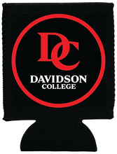 Load image into Gallery viewer, Davidson College Neoprene Can Hugger Black Officially Licensed Collegiate Product 4-Pack
