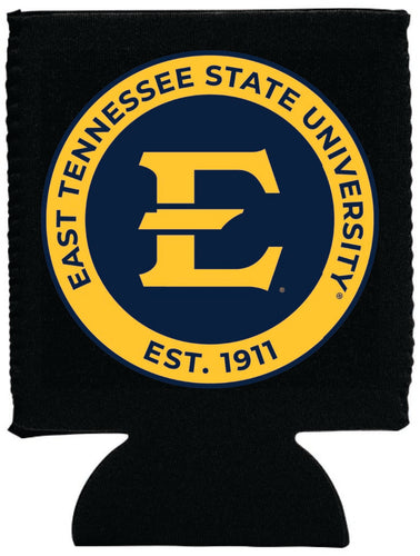 East Tennessee State University Neoprene Can Hugger Black Officially Licensed Collegiate Product 2-Pack