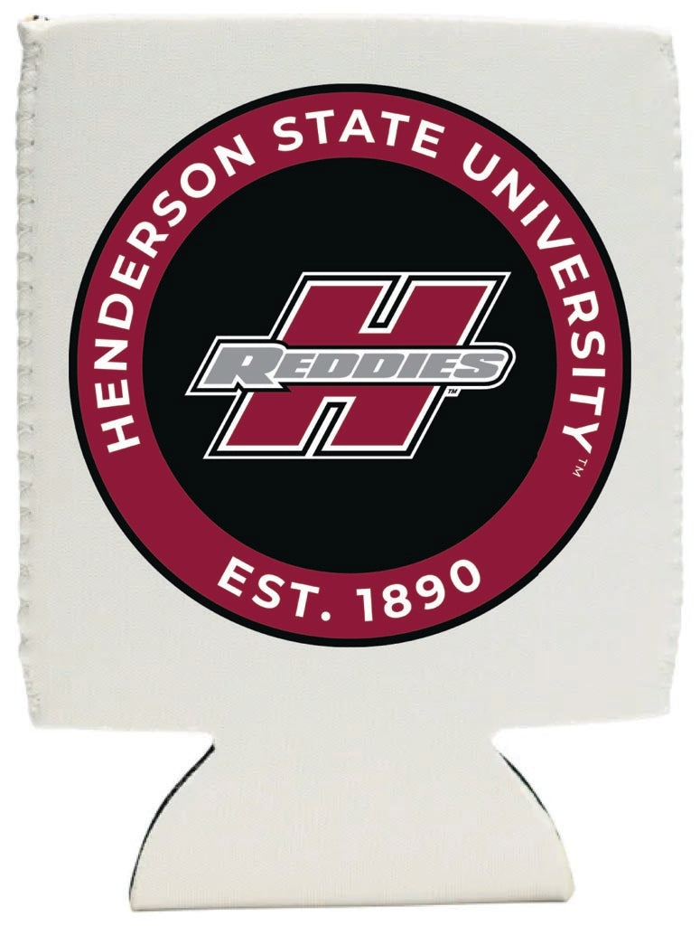 Henderson State Reddies Neoprene Can Hugger White Officially Licensed Collegiate Product Single