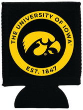 Load image into Gallery viewer, Iowa Hawkeyes Neoprene Can Hugger  Officially Licensed Collegiate Product
