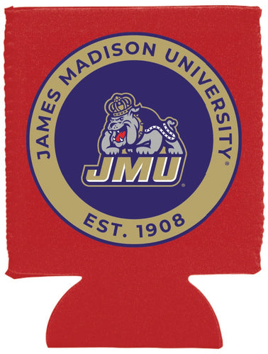 James Madison Dukes Neoprene Can Hugger Red Officially Licensed Collegiate Product Single