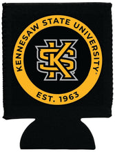 Load image into Gallery viewer, Kennesaw State University Neoprene Can Hugger Black Officially Licensed Collegiate Product 4-Pack
