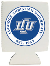 Load image into Gallery viewer, Lubbock Christian University Chaparral Neoprene Can Hugger  Officially Licensed Collegiate Product
