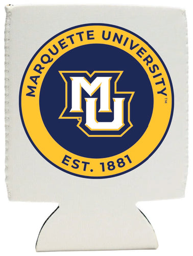 Marquette Golden Eagles Neoprene Can Hugger White Officially Licensed Collegiate Product 4-Pack