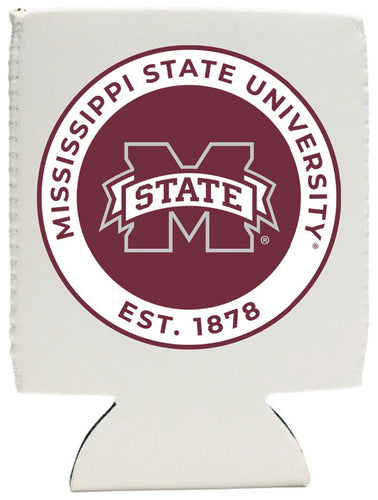 Mississippi State Bulldogs Neoprene Can Hugger White Officially Licensed Collegiate Product Single