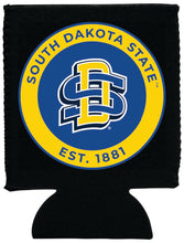 Load image into Gallery viewer, South Dakota State Jackrabbits Neoprene Can Hugger Black Officially Licensed Collegiate Product 4-Pack
