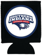 Load image into Gallery viewer, University of Southern Indiana Neoprene Can Hugger Black Officially Licensed Collegiate Product Single
