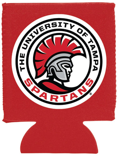 University of Tampa Spartans Neoprene Can Hugger Red Officially Licensed Collegiate Product Single