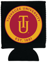 Load image into Gallery viewer, Tuskegee University Neoprene Can Hugger Black Officially Licensed Collegiate Product 2-Pack
