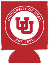 Load image into Gallery viewer, Utah Utes Neoprene Can Hugger  Officially Licensed Collegiate Product
