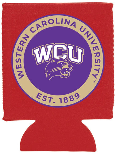 Western Carolina University Neoprene Can Hugger Red Officially Licensed Collegiate Product 4-Pack