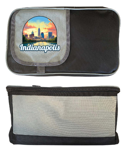 Indianapolis Indiana Design B Souvenir Cooler 9 pack 