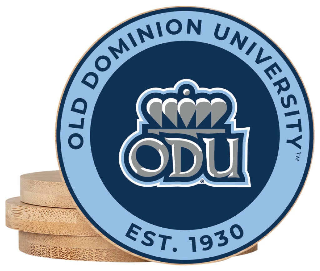 Old Dominion Monarchs Coaster Wooden 3.5 x 3.5-Inch 4 Pack Officially Licensed Collegiate Product 