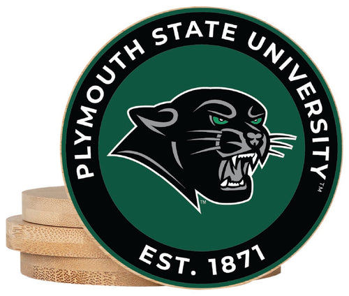 Plymouth State University Coaster Wooden 3.5 x 3.5-Inch 4 Pack Officially Licensed Collegiate Product 