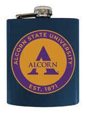 Load image into Gallery viewer, Alcorn State Braves 7 oz Steel Flask Matte Finish Officially Licensed Collegiate Product
