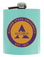 Load image into Gallery viewer, Alcorn State Braves 7 oz Steel Flask Matte Finish Officially Licensed Collegiate Product
