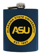 Load image into Gallery viewer, Alabama State University 7 oz Steel Flask Matte Finish Officially Licensed Collegiate Product
