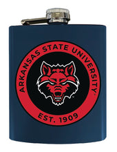 Load image into Gallery viewer, Arkansas State 7 oz Steel Flask Matte Finish Officially Licensed Collegiate Product
