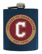 Load image into Gallery viewer, College of Charleston 7 oz Steel Flask Matte Finish Officially Licensed Collegiate Product
